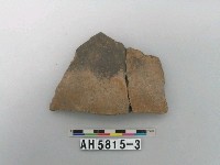 藏品(黑褐色夾砂陶片)的圖片